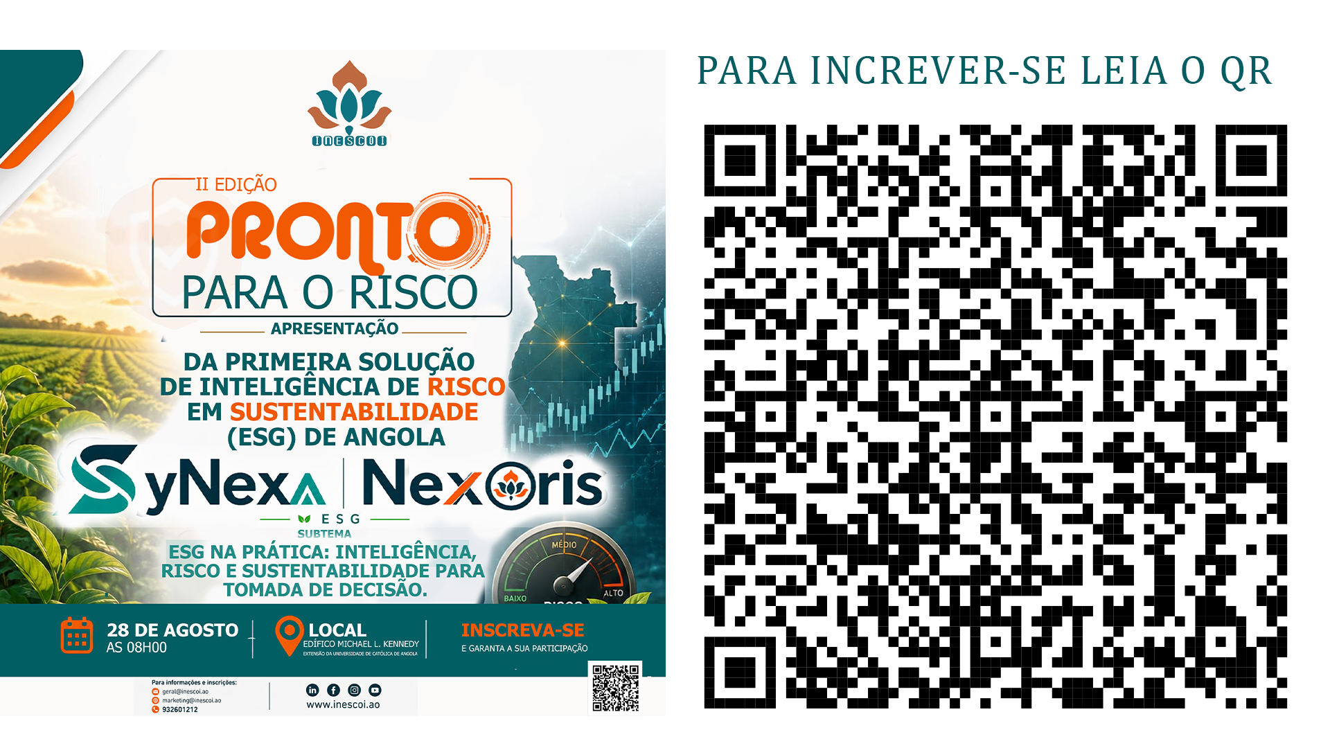 II EDIÇÃO PRONTO PARA O RISCO